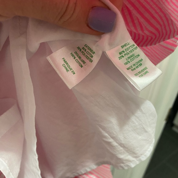 Lilly Pulitzer Tiffani Dress Havana Pink NWT - Picture 6 of 8